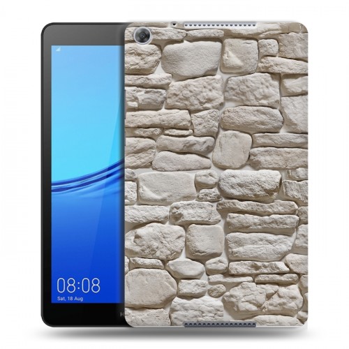 Дизайнерский силиконовый чехол для Huawei MediaPad M5 lite 8 Текстура камня