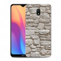 Дизайнерский силиконовый с усиленными углами чехол для Xiaomi RedMi 8A Текстура камня