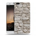 Дизайнерский пластиковый чехол для Huawei Honor 6 Plus Текстура камня