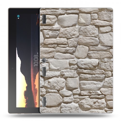 Дизайнерский силиконовый чехол для Lenovo Tab 2 A10 Текстура камня