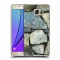 Дизайнерский пластиковый чехол для Samsung Galaxy Note 5 Текстура камня