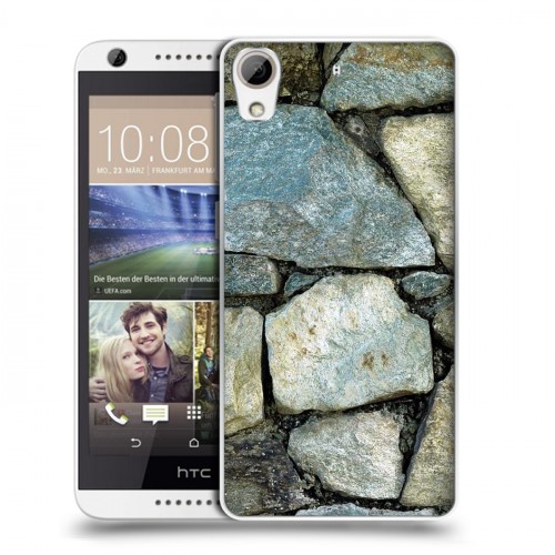 Дизайнерский пластиковый чехол для HTC Desire 626 Текстура камня
