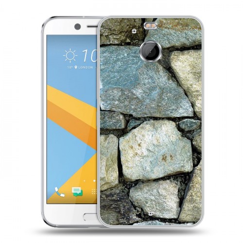 Дизайнерский пластиковый чехол для HTC 10 evo Текстура камня