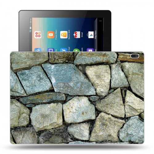 Дизайнерский силиконовый чехол для Lenovo Tab 4 10 Текстура камня