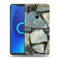 Дизайнерский силиконовый чехол для Alcatel 5V Текстура камня