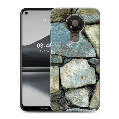 Дизайнерский силиконовый чехол для Nokia 3.4 Текстура камня