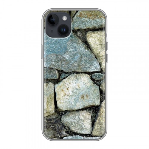 Дизайнерский пластиковый чехол для Iphone 14 Plus Текстура камня