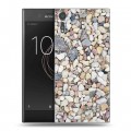 Дизайнерский пластиковый чехол для Sony Xperia XZs Текстура камня