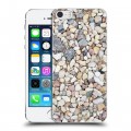 Дизайнерский пластиковый чехол для Iphone 5s Текстура камня