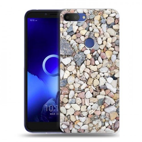 Дизайнерский пластиковый чехол для Alcatel 1S (2019) Текстура камня