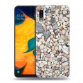 Дизайнерский силиконовый чехол для Samsung Galaxy A30 Текстура камня