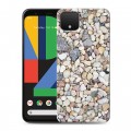 Дизайнерский пластиковый чехол для Google Pixel 4 Текстура камня