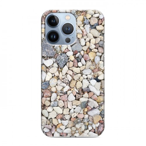 Дизайнерский силиконовый чехол для Iphone 13 Pro Текстура камня