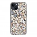 Дизайнерский пластиковый чехол для Iphone 14 Текстура камня