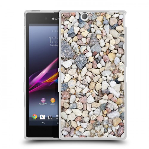 Дизайнерский пластиковый чехол для Sony Xperia Z Ultra  Текстура камня