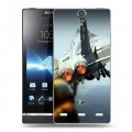 Дизайнерский пластиковый чехол для Sony Xperia S Самолеты