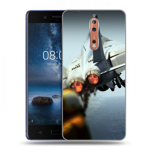 Дизайнерский пластиковый чехол для Nokia 8 Самолеты