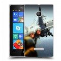 Дизайнерский пластиковый чехол для Microsoft Lumia 435 Самолеты
