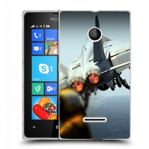 Дизайнерский пластиковый чехол для Microsoft Lumia 435 Самолеты