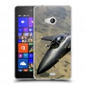 Дизайнерский пластиковый чехол для Microsoft Lumia 540 Самолеты