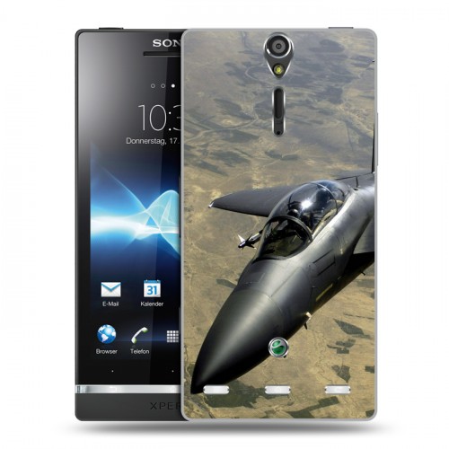 Дизайнерский пластиковый чехол для Sony Xperia S Самолеты