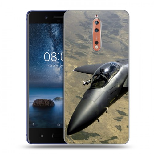 Дизайнерский пластиковый чехол для Nokia 8 Самолеты