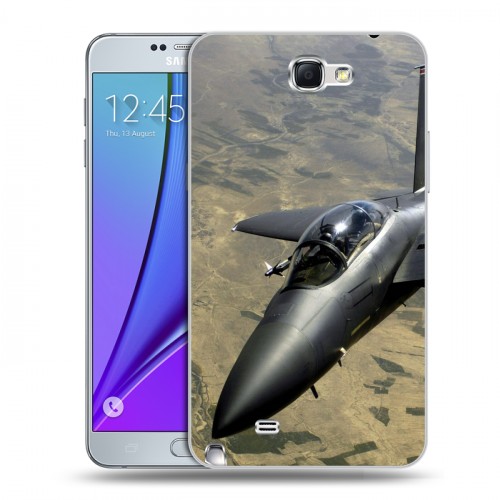 Дизайнерский пластиковый чехол для Samsung Galaxy Note 2 Самолеты