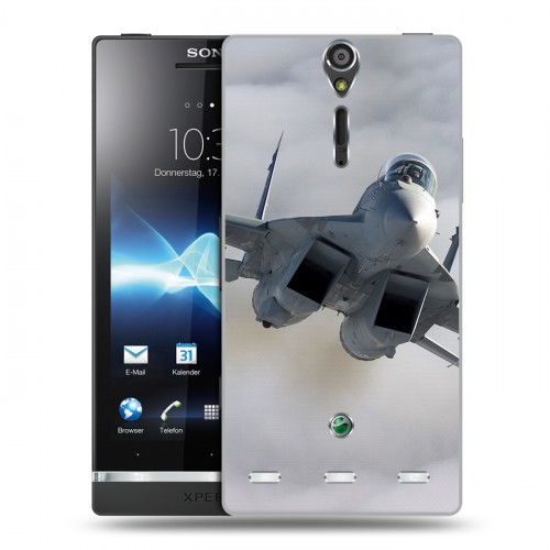 Дизайнерский пластиковый чехол для Sony Xperia S Самолеты