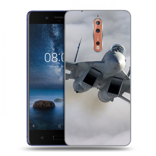 Дизайнерский пластиковый чехол для Nokia 8 Самолеты