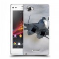 Дизайнерский пластиковый чехол для Sony Xperia L Самолеты