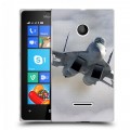 Дизайнерский пластиковый чехол для Microsoft Lumia 435 Самолеты