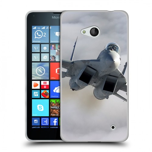 Дизайнерский пластиковый чехол для Microsoft Lumia 640 Самолеты