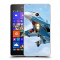 Дизайнерский пластиковый чехол для Microsoft Lumia 540 Самолеты