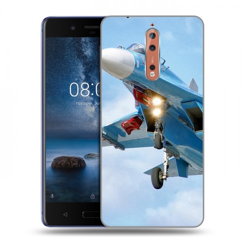 Дизайнерский пластиковый чехол для Nokia 8 Самолеты