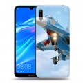 Дизайнерский пластиковый чехол для Huawei Y6 (2019) Самолеты