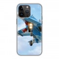 Дизайнерский силиконовый чехол для Iphone 14 Pro Max Самолеты