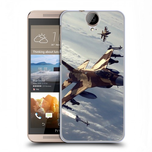 Дизайнерский пластиковый чехол для HTC One E9+ Самолеты