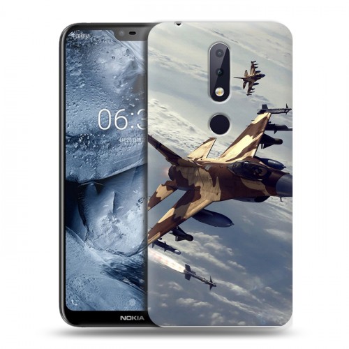 Дизайнерский пластиковый чехол для Nokia 6.1 Plus Самолеты