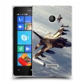 Дизайнерский пластиковый чехол для Microsoft Lumia 435 Самолеты