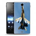 Дизайнерский пластиковый чехол для Sony Xperia TX Самолеты