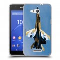 Дизайнерский пластиковый чехол для Sony Xperia E4g Самолеты