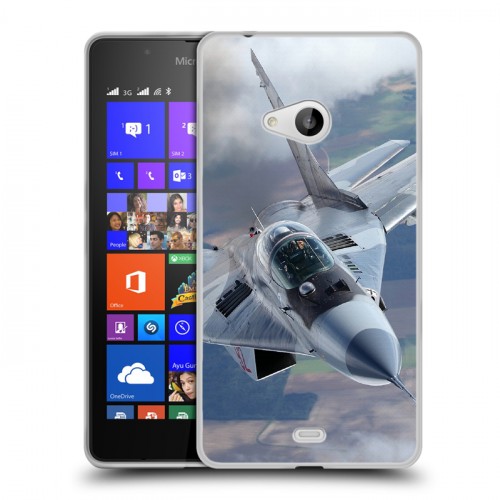 Дизайнерский пластиковый чехол для Microsoft Lumia 540 Самолеты