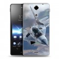 Дизайнерский пластиковый чехол для Sony Xperia TX Самолеты