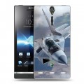 Дизайнерский пластиковый чехол для Sony Xperia S Самолеты