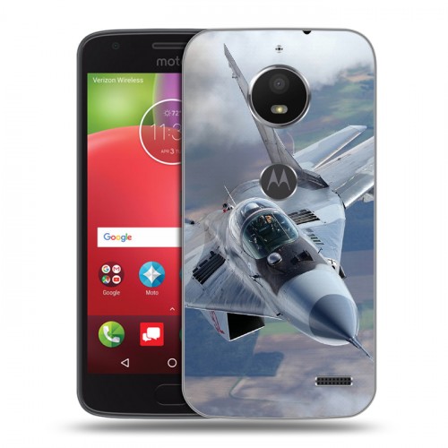 Дизайнерский пластиковый чехол для Motorola Moto E4 Самолеты