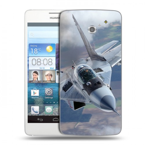 Дизайнерский пластиковый чехол для Huawei Ascend D2 Самолеты