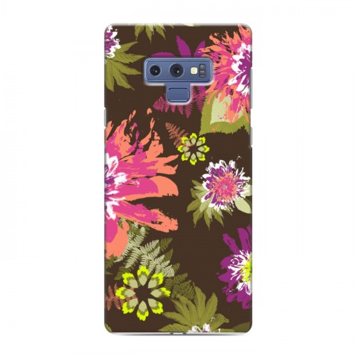 Дизайнерский силиконовый чехол для Samsung Galaxy Note 9 Цветочные паттерны