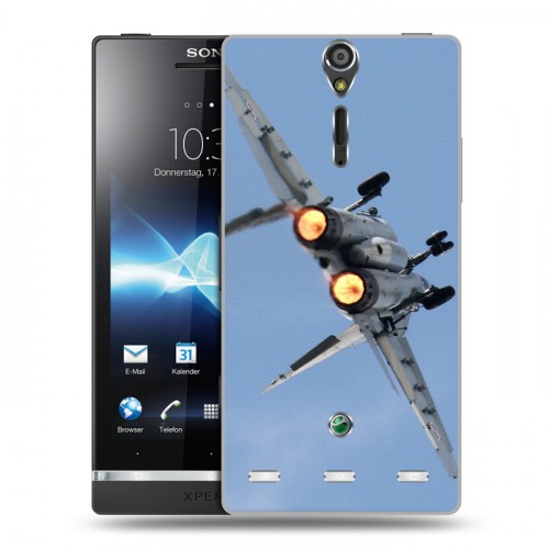 Дизайнерский пластиковый чехол для Sony Xperia S Самолеты