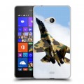 Дизайнерский пластиковый чехол для Microsoft Lumia 540 Самолеты