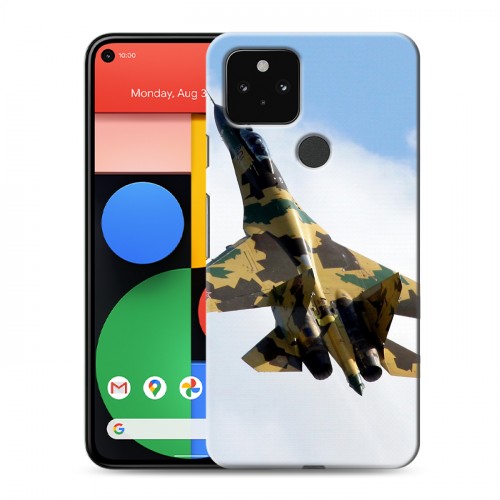 Дизайнерский пластиковый чехол для Google Pixel 5 Самолеты
